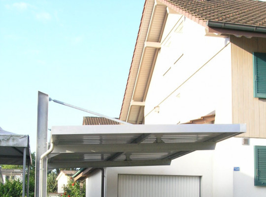 Referenz CH-5015 Erlinsbach, Carport, Freitragend, Trapezblech von Welcomp