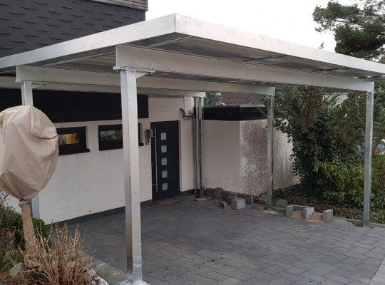 Referenz D-37154 Northeim, Carport, Pultdach, Trapezblech von Welcomp