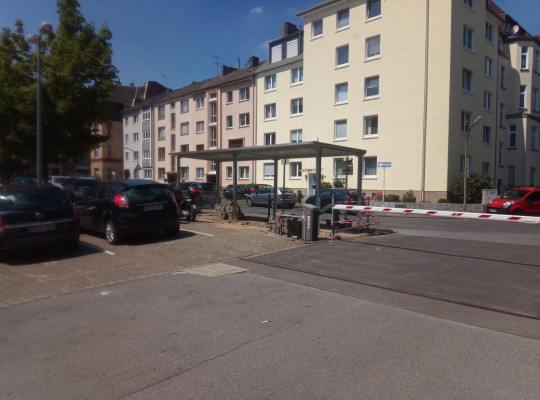 Referenz D-44139 Dortmund, Fahrradhaus, Pultdach, Trapezblech von Welcomp