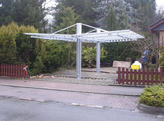 Referenz D-45476 Mülheim, Carport, Freitragend, Acryl / Polycarbonat von Welcomp