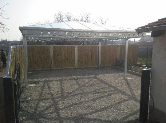 Referenz D-67069 Ludwigshafen, Carport, Pyramide, Glas von Welcomp