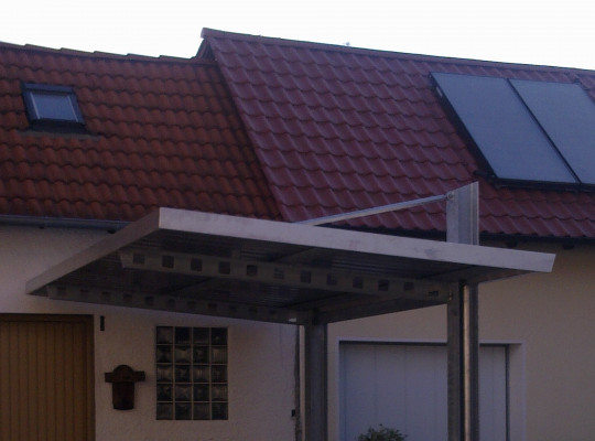 Referenz D-67435 Neustadt, Carport, Freitragend, Trapezblech von Welcomp