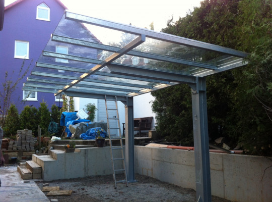 Referenz D-82284 Grafrath, Carport, Freitragend, Glas von Welcomp