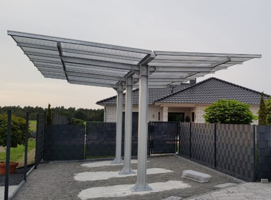 Referenz D-38474 Tülau, Carport, Freitragend, Acryl / Polycarbonat von Welcomp