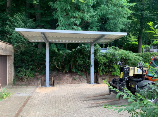 Referenz D-21521 Aumühle, Carport, Freitragend, Trapezblech von Welcomp