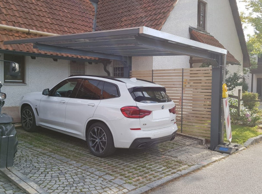 Referenz D-85368 Moosburg, Carport, Freitragend, Glas von Welcomp