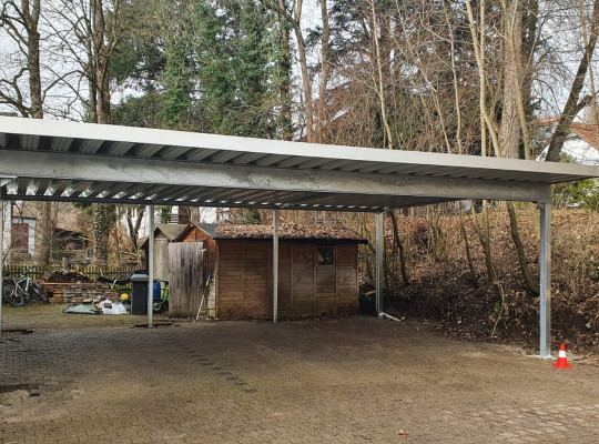 Referenz D-85614 Kirchseeon, Reihenanlage, Pultdach, Trapezblech von Welcomp