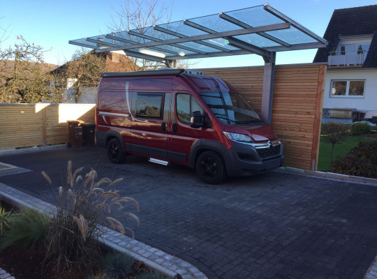 Referenz D-58285 Gevelsberg, Carport, Freitragend, Glas von Welcomp