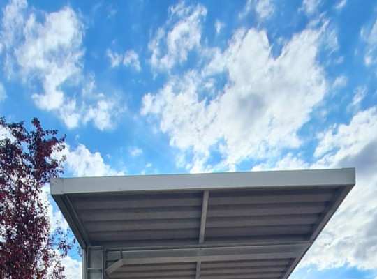 Referenz D-78073 Bad Dürrheim, Carport, Freitragend, Trapezblech von Welcomp