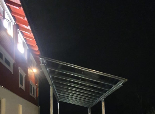 Referenz D-58093 Hagen, Carport, Pultdach, Glas von Welcomp
