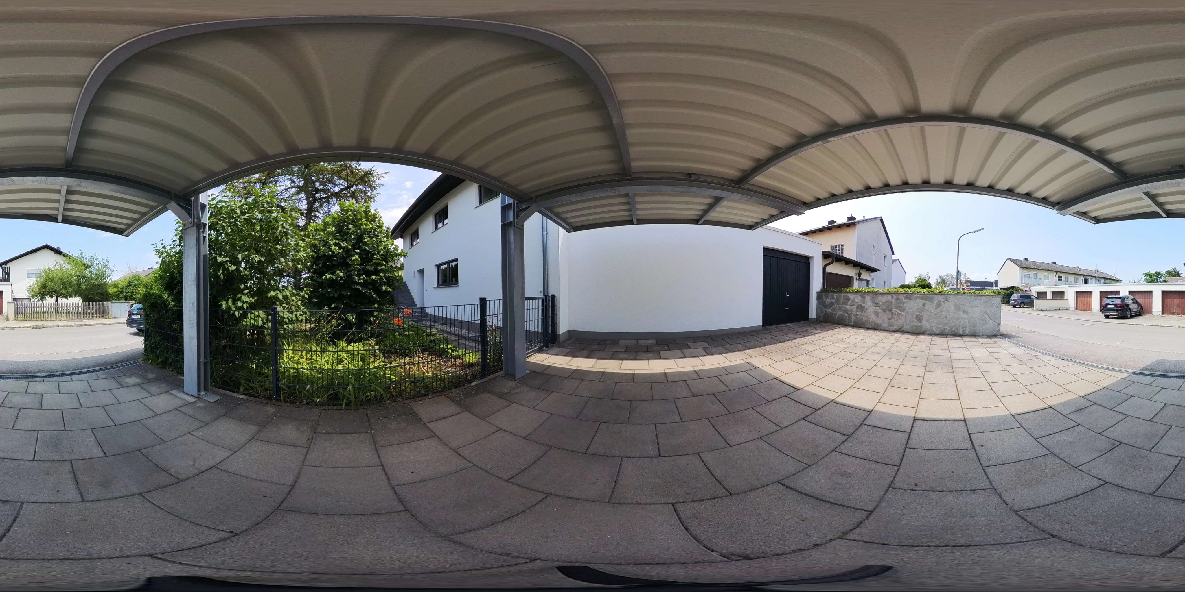Interaktives Carport-Panorama
