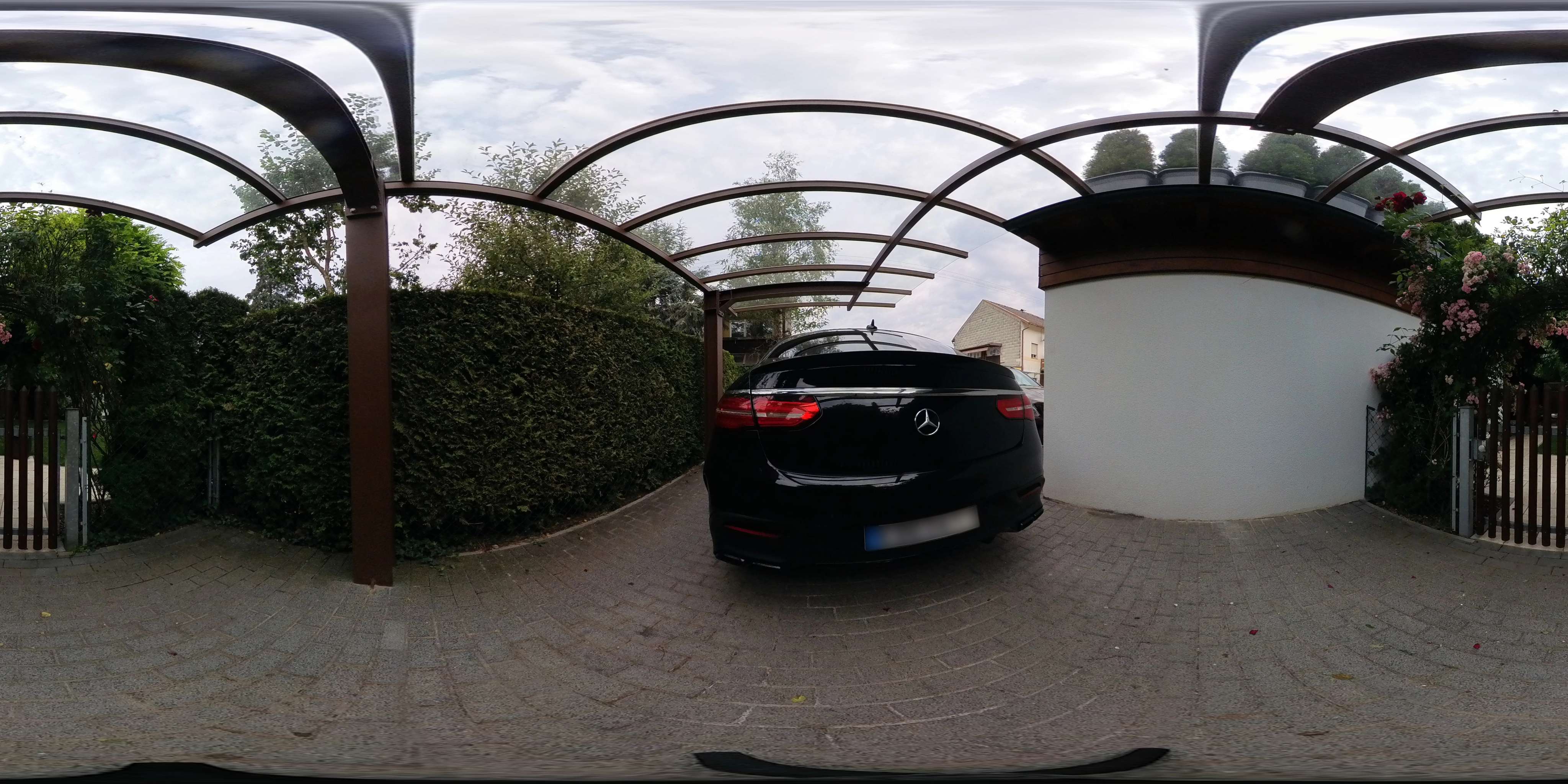 Interaktives Carport-Panorama