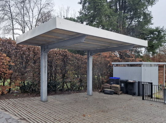 Referenz D-79650 Schopfheim, Carport, Freitragend, Gründach von Welcomp