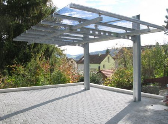 Referenz CH-8404 Winterthur, Carport, Freitragend, Glas von Welcomp