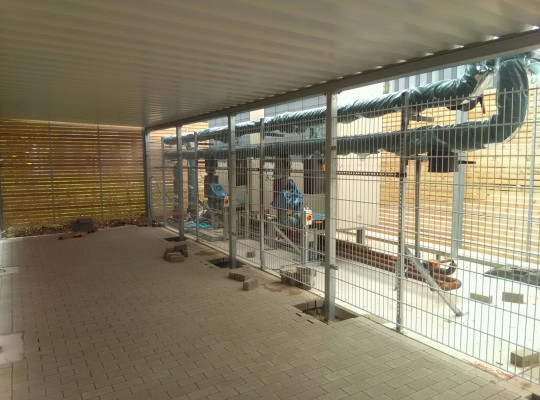 Referenz D-45472 Mühlheim an der Ruhr, Überdachung, Pultdach, Trapezblech, Holz von Welcomp