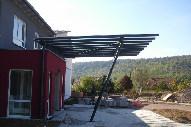 Eingangsüberdachung