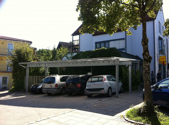 Referenz D-82327 Tutzing, Carport, Pultdach, Acryl / Polycarbonat von Welcomp