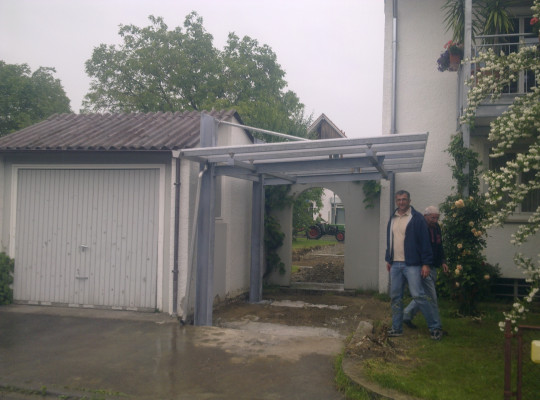 Referenz D-88094 Oberteuringen, Carport, Freitragend, Acryl / Polycarbonat von Welcomp